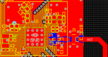 nRF52 Circuit Design PCB