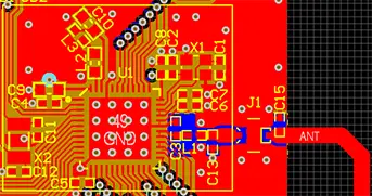 nRF52 Circuit Design PCB